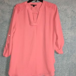 soft pink blouse L